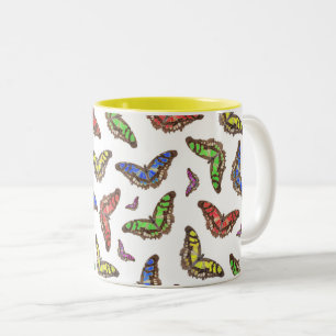 Flutterbys Two-Tone Coffee Mug