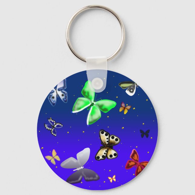 fluttercloud key ring (Front)