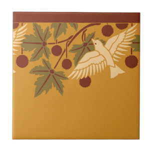 Fluttering Bird Ceramic Tile