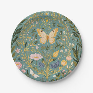 Fluttering Dreamscape Paper Plate