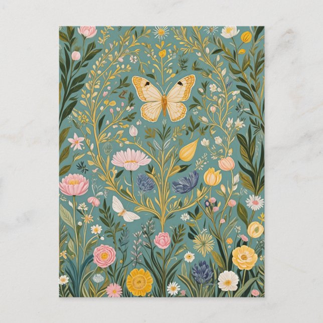 Fluttering Dreamscape Postcard (Front)