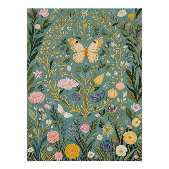 Fluttering Dreamscape Poster (Front)