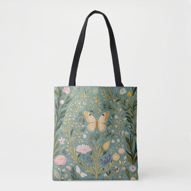 Fluttering Dreamscape Tote Bag (Front)