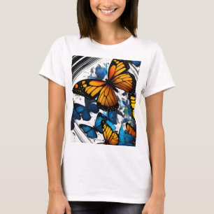 "Fluttering Elegance: Butterfly Bliss Tee" T-Shirt
