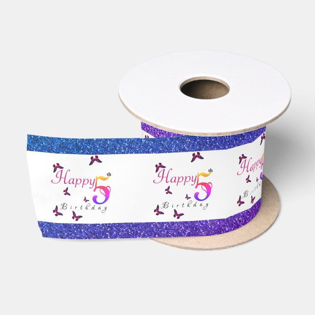 Fluttering Fun Satin Ribbon (Spool)