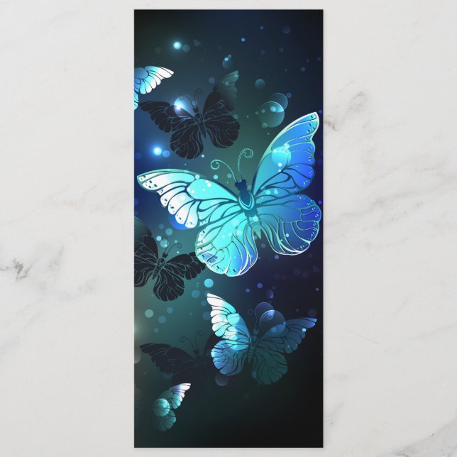 Fluttering Night Butterfly Advice Card (Front)