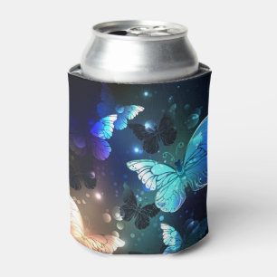 Fluttering Night Butterfly Can Cooler