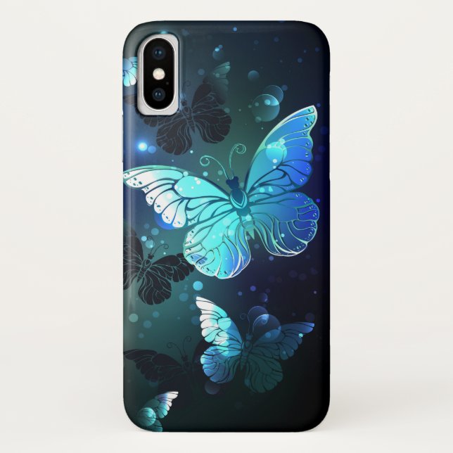 Fluttering Night Butterfly Case-Mate iPhone Case (Back)