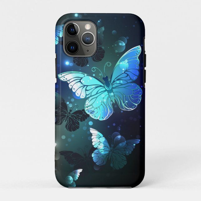 Fluttering Night Butterfly Case-Mate iPhone Case (Back)