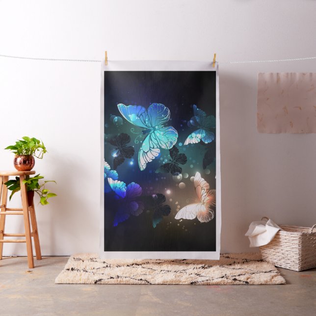 Fluttering Night Butterfly Fabric (In Situ)