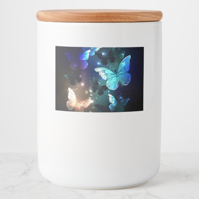 Fluttering Night Butterfly Food Label (Front)