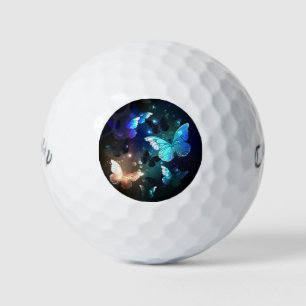 Fluttering Night Butterfly Golf Balls