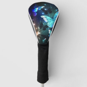 Fluttering Night Butterfly Golf Head Cover