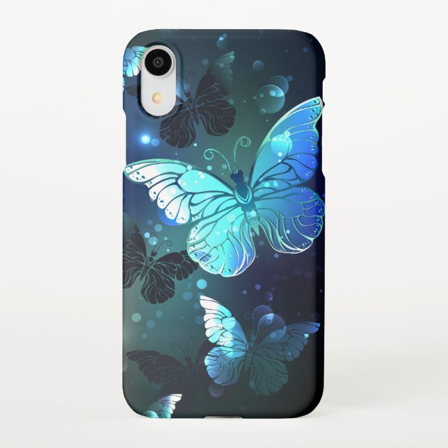 Fluttering Night Butterfly iPhone Case (Back)