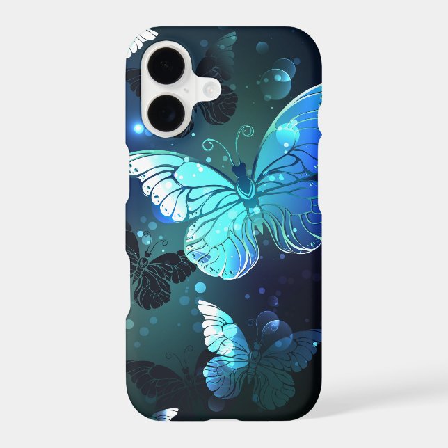 Fluttering Night Butterfly iPhone Case (Back)