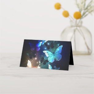 Fluttering Night Butterfly Loyalty Card