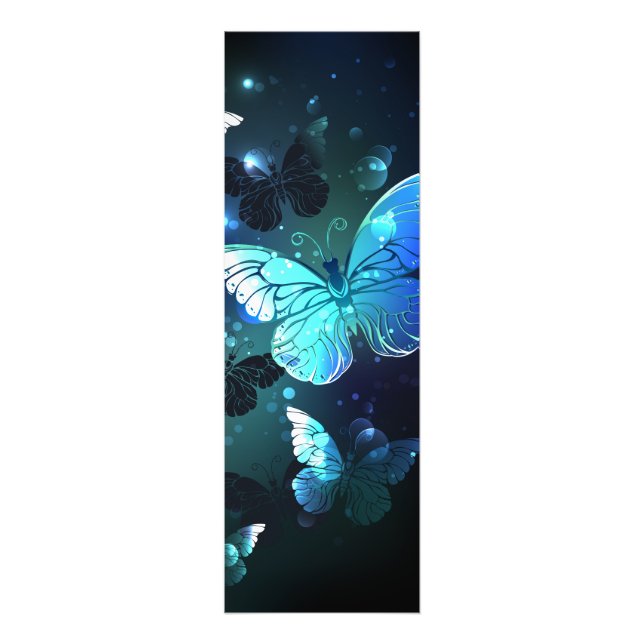 Fluttering Night Butterfly Photo Print (Front)
