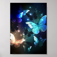 Fluttering Night Butterfly