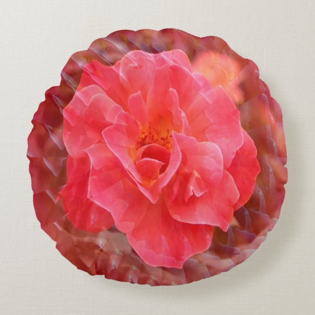 Fluttering Petals..... Round Cushion (Front)