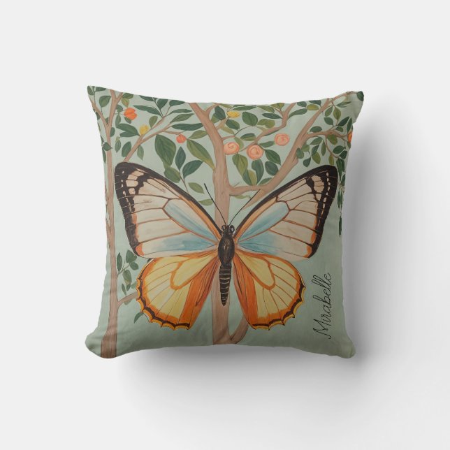 Fluttering Resilience Personalized  Cushion (Front)