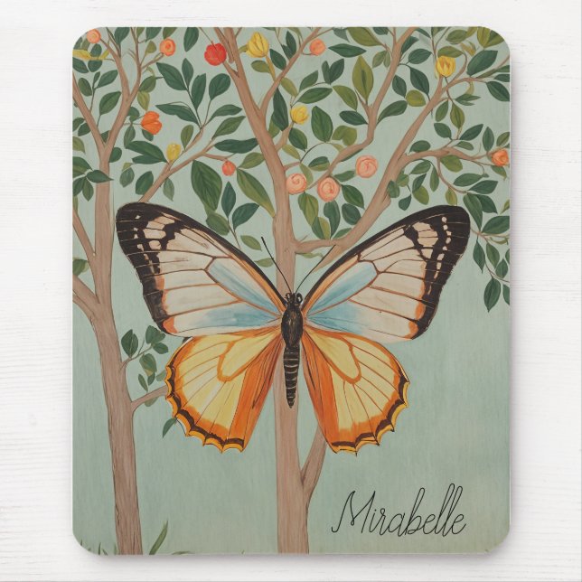 Fluttering Resilience Personalized  Mouse Pad (Front)