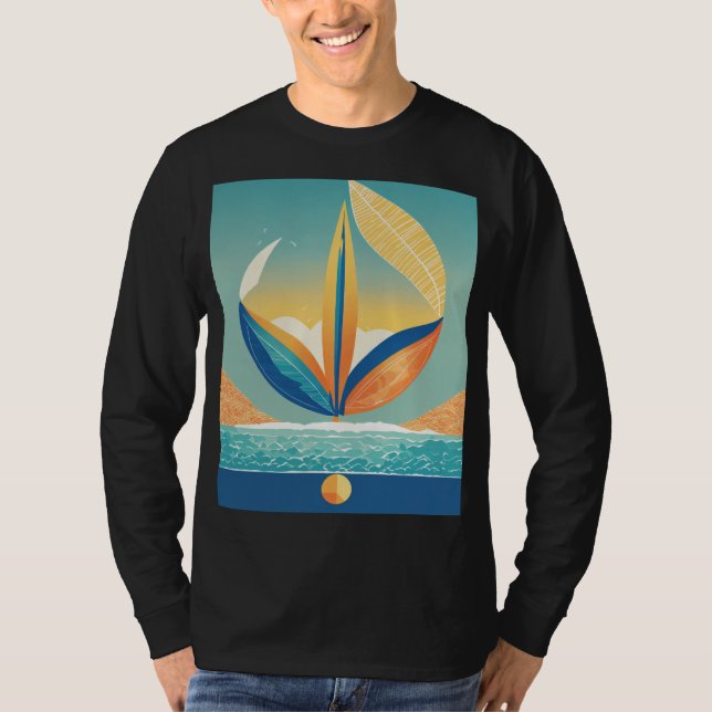 Fluttering Wings: Artistic Butterfly Wing Patterns T-Shirt (Front)