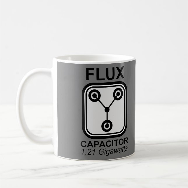 FLUX Capacitor 1.21 Gigawatts Coffee Mug (Left)