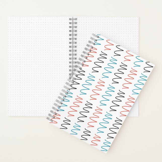 Flux Swirl Spiral Notebook (Inside)