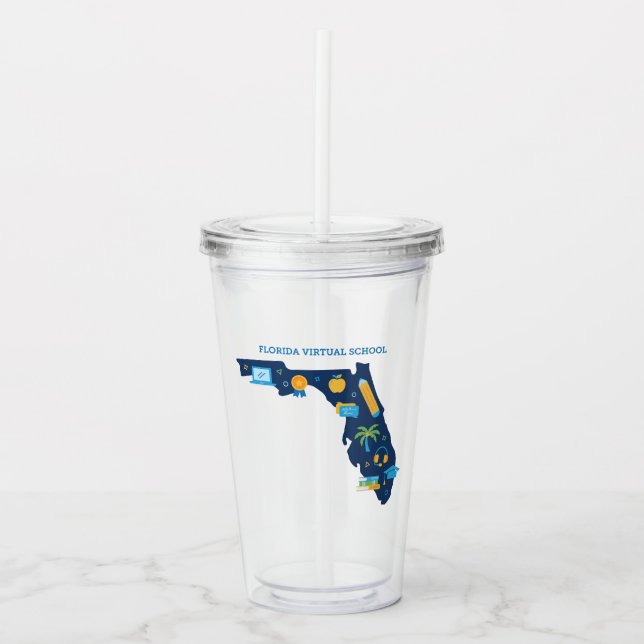 FLVS, Florida Tumbler (Front)