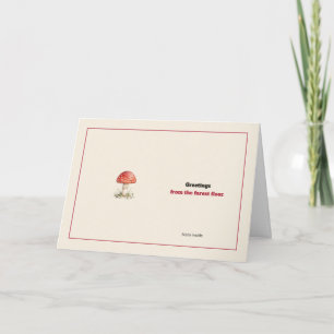 Fly Agaric Mushroom Greeting Card