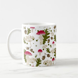 Fly Agaric & Oak - mushroom Mug