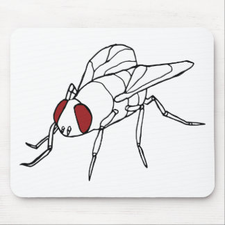 fly animal insect illustration graphic mouse pad