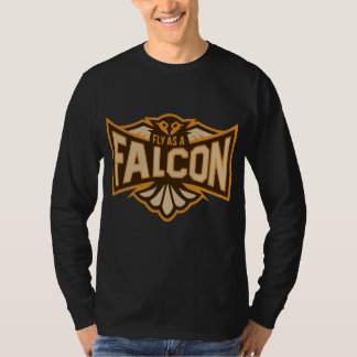 Fly As A Falcon Sepia T-Shirt