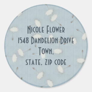 fly away classic round sticker