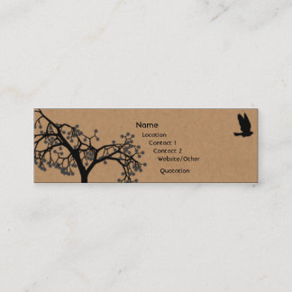 Fly Away Mini Business Card