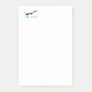 Fly away post-it notes
