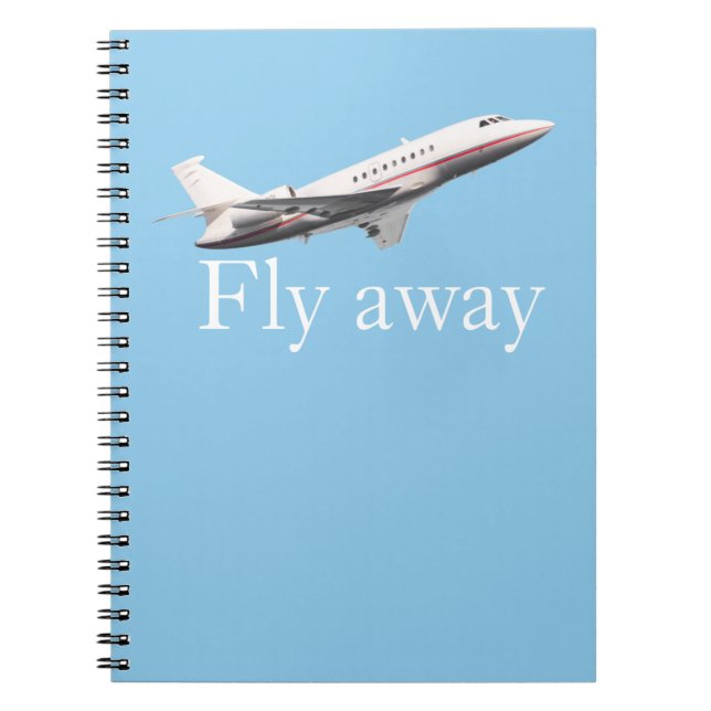 Fly away spiral notebook (Front)
