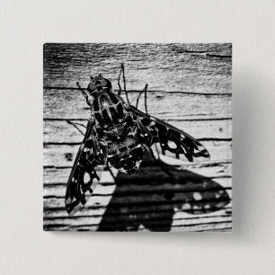 fly back 15 cm square badge