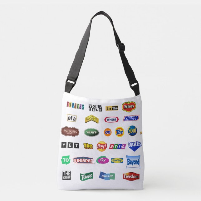Fly Beyond Sorrow Crossbody Bag (Front)
