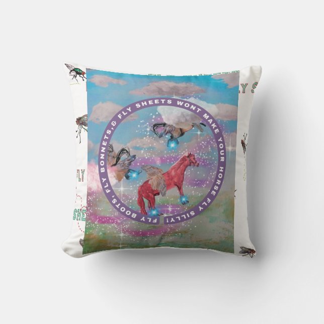 Fly boots fly bonnets fly sheets won't make your cushion (Front)