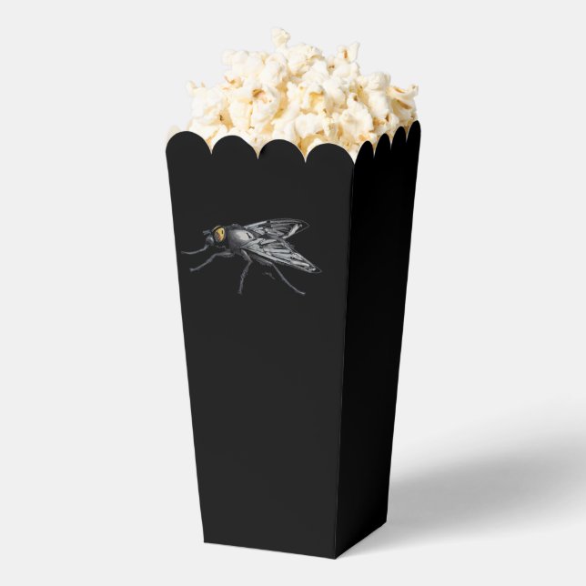 Fly Buddy giant fly black popcorn boxes (Popped)
