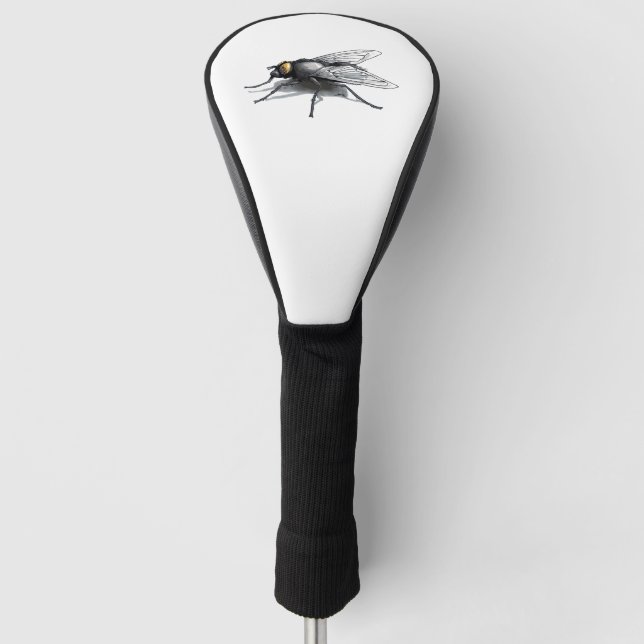 Fly Buddy giant fly golf club driver cover (Front)