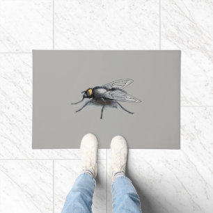 Fly Buddy grey large doormat