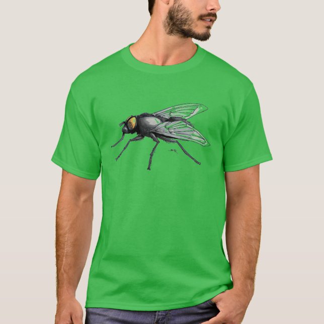 Fly Buddy men green t-shirt (Front)