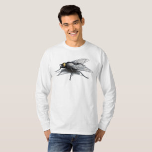 Fly Buddy men white long sleeve t-shirt