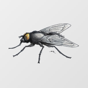 Fly Buddy see-thru window cling back stick
