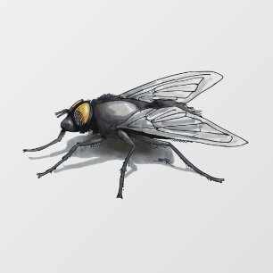 Fly Buddy tiny shadow window cling back stick