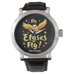 Fly Elgses Fly Inspirational Eagle Art Watch