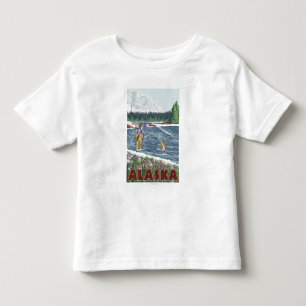Fly Fisherman - Denali National Park, Alaska Toddler T-Shirt