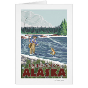 Fly Fisherman - Fairbanks, Alaska